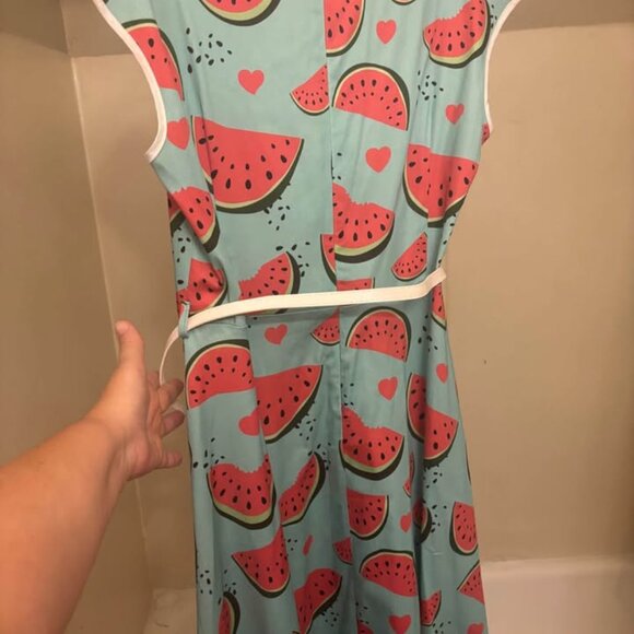 🍉 Lady Vintage Watermelon Dress – Size 18 – NWT! 🍉 - Picture 4 of 6